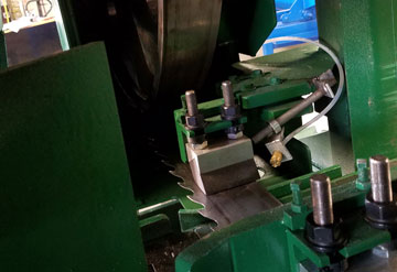 LubeMaster nozzle mount (custom fabrication).