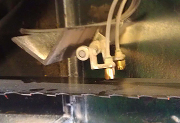 Nozzle placement on horizontal mill. Nozzle placement on horizontal mill.